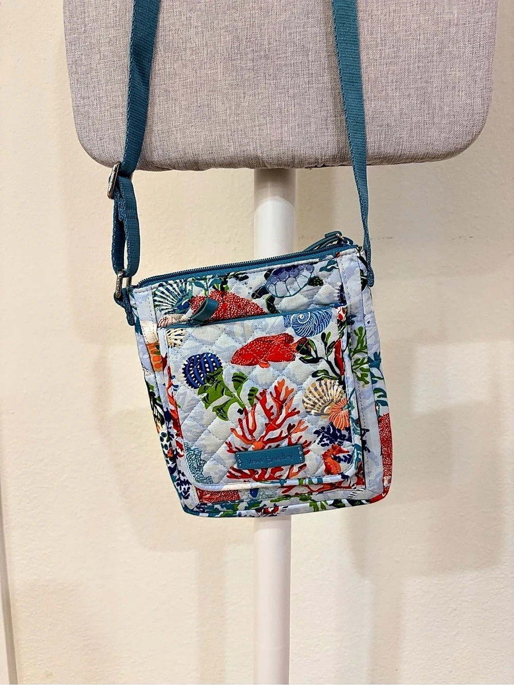 Vera Bradley The Little Mermaid Triple Zip Hipster Crossbody Bag